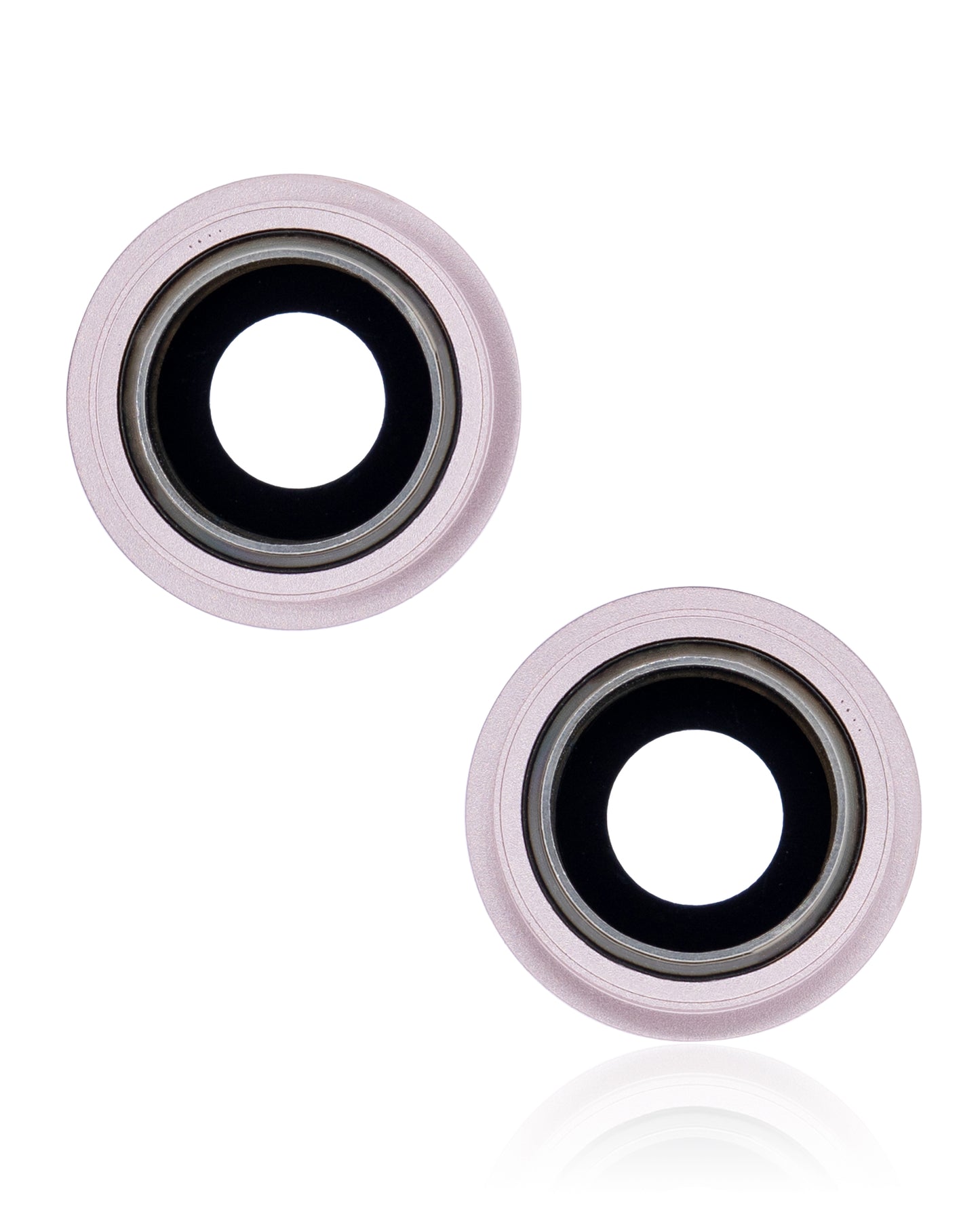 Back Camera Lens With Bracket & Bezel For iPhone 13 / 13 Mini ( 2 Piece) (Real Sapphire / Premium) (Pink)