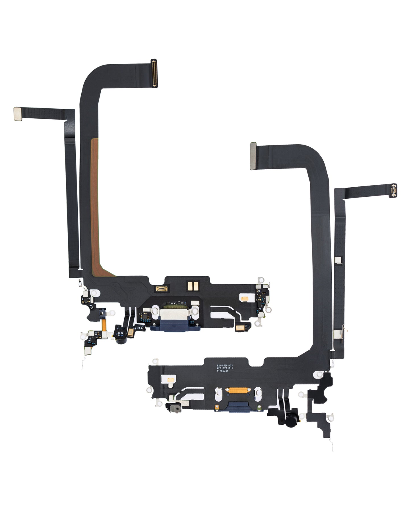 Charging Port Flex Cable For iPhone 13 Pro Max (Premium) (Sierra Blue)