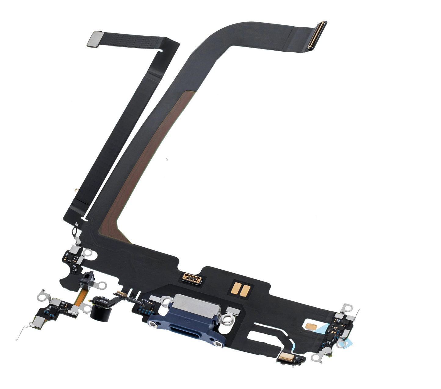 Charging Port Flex Cable For iPhone 13 Pro Max (Premium) (Sierra Blue)