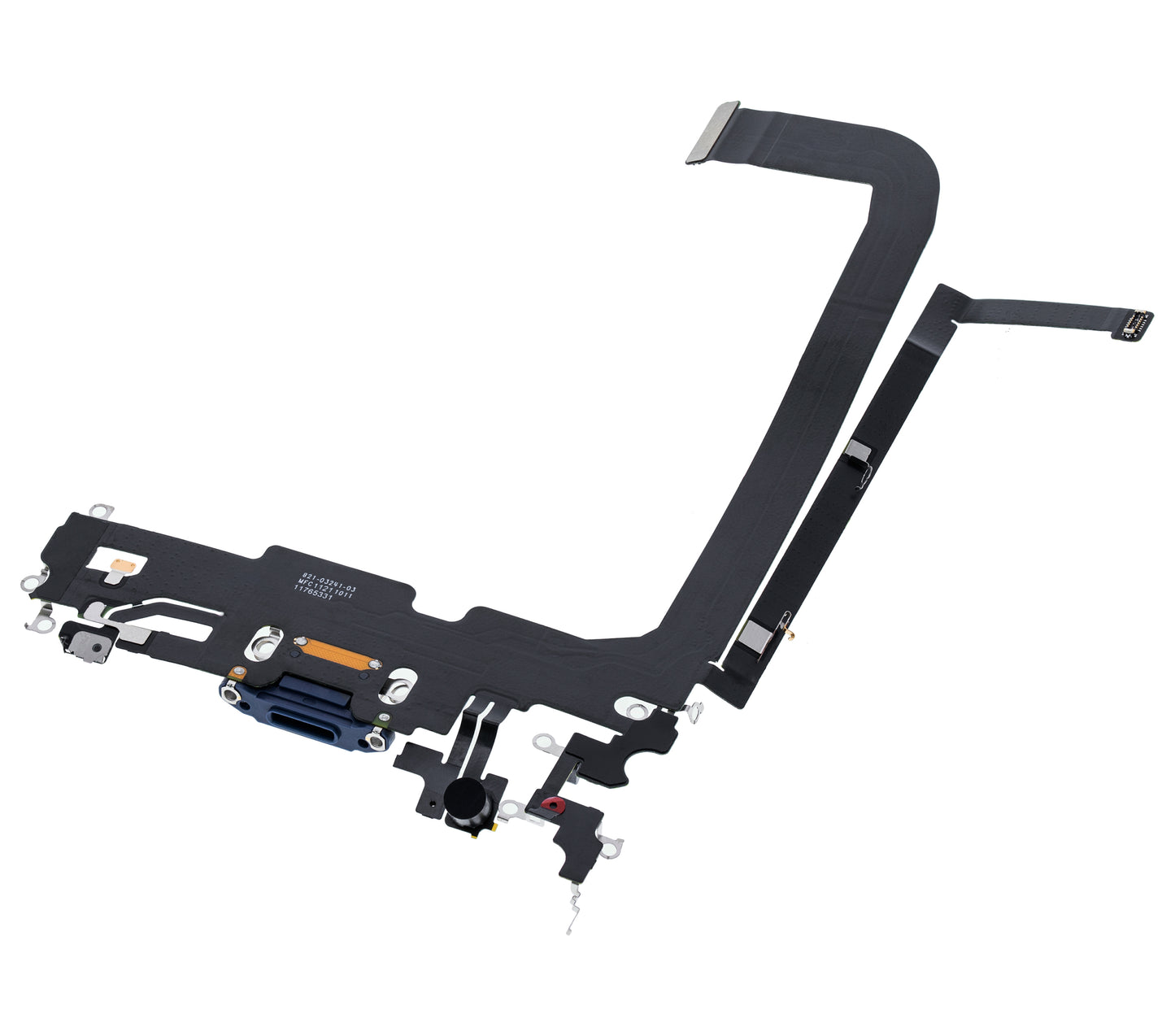 Charging Port Flex Cable For iPhone 13 Pro Max (Premium) (Sierra Blue)