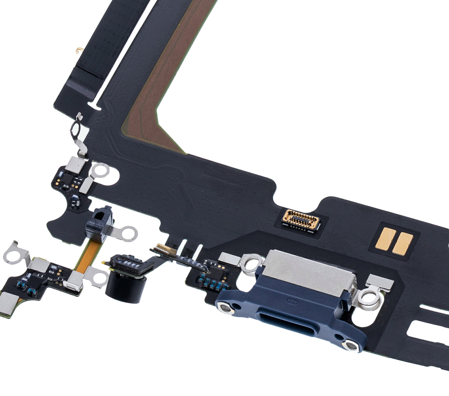 Charging Port Flex Cable For iPhone 13 Pro Max (Premium) (Sierra Blue)