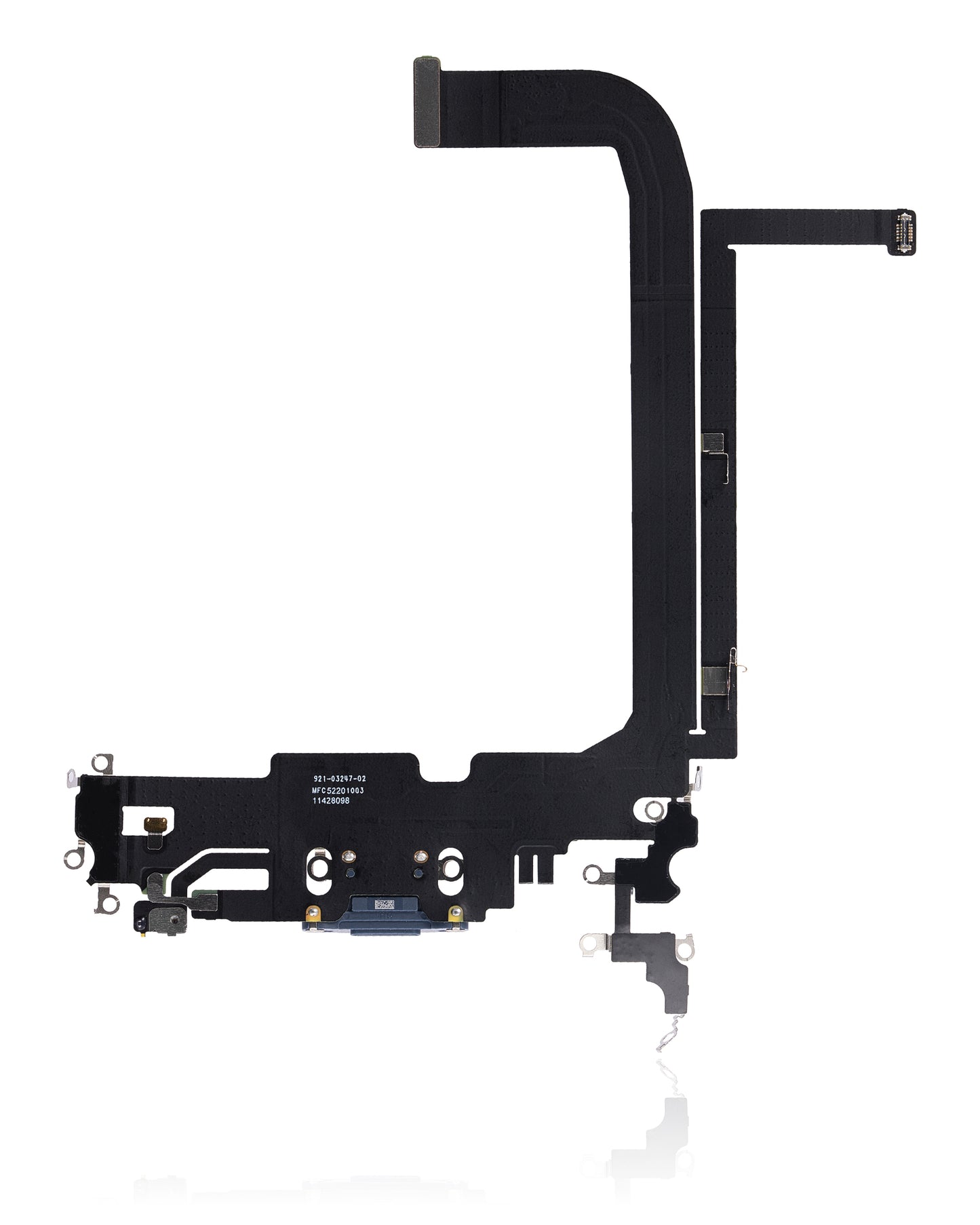 Charging Port Flex Cable For iPhone 13 Pro Max (Used OEM Pull) (Sierra Blue)