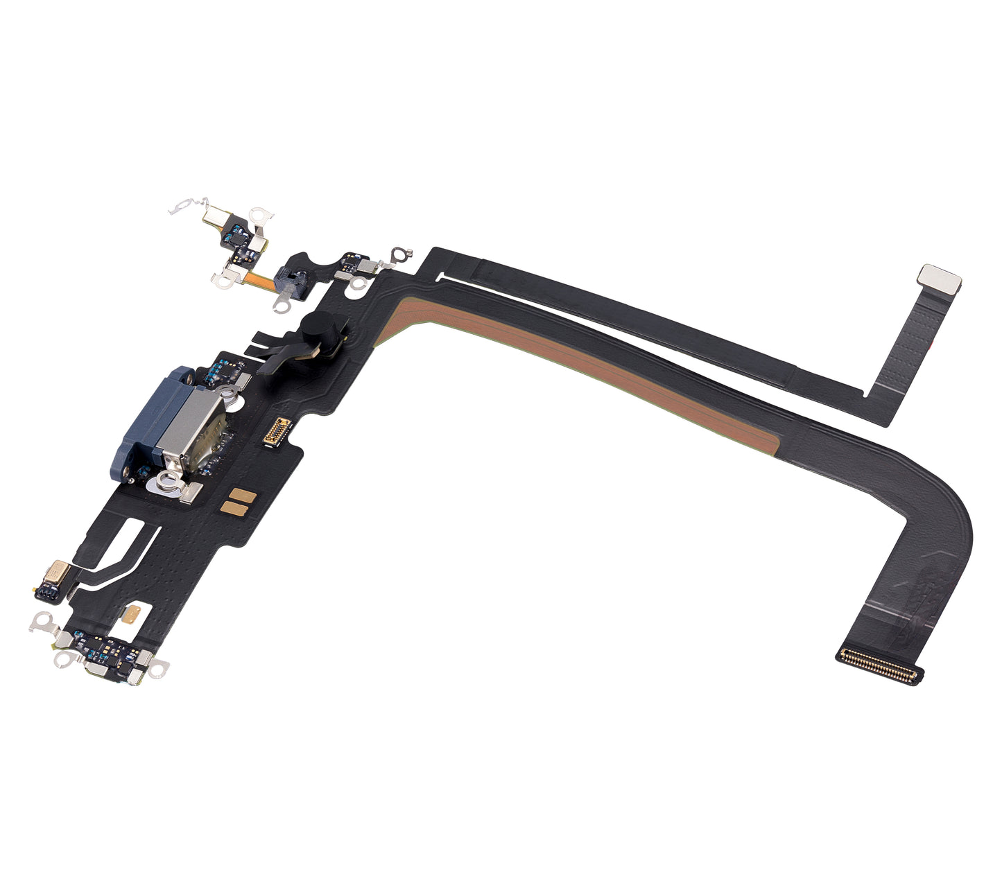 Charging Port Flex Cable For iPhone 13 Pro Max (Used OEM Pull) (Sierra Blue)