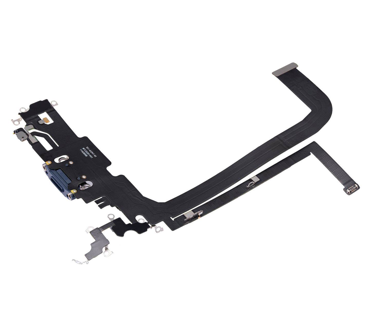 Charging Port Flex Cable For iPhone 13 Pro Max (Used OEM Pull) (Sierra Blue)