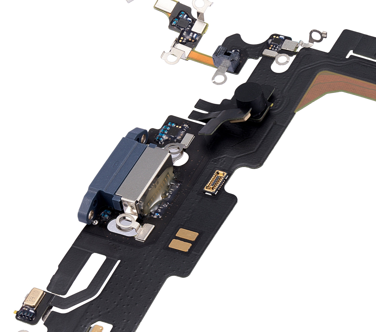 Charging Port Flex Cable For iPhone 13 Pro Max (Used OEM Pull) (Sierra Blue)