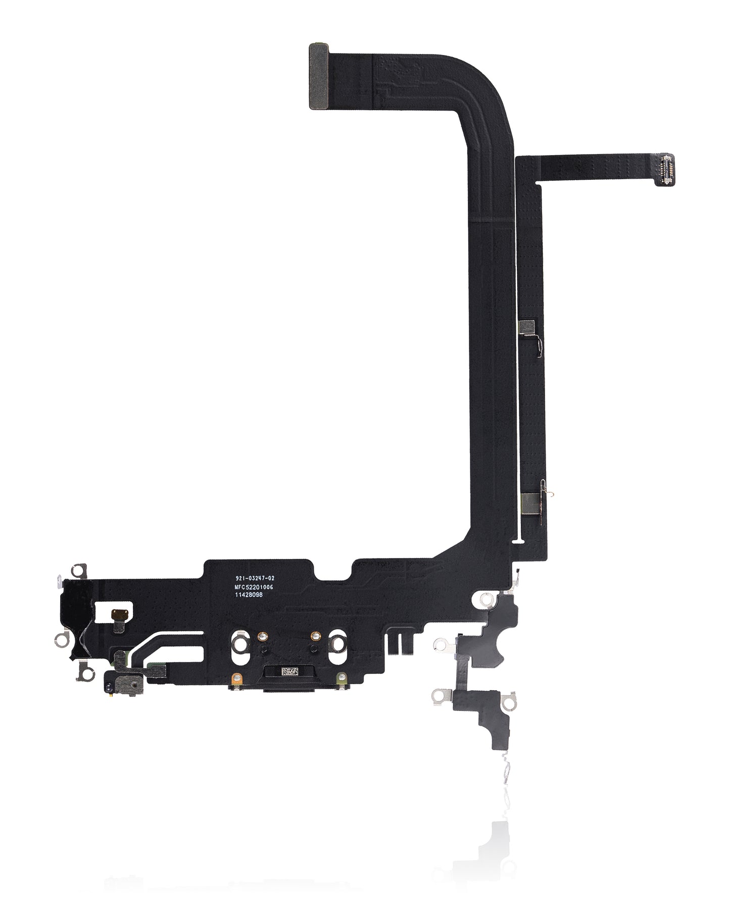Charging Port Flex Cable For iPhone 13 Pro Max (Used OEM Pull) (Graphite)