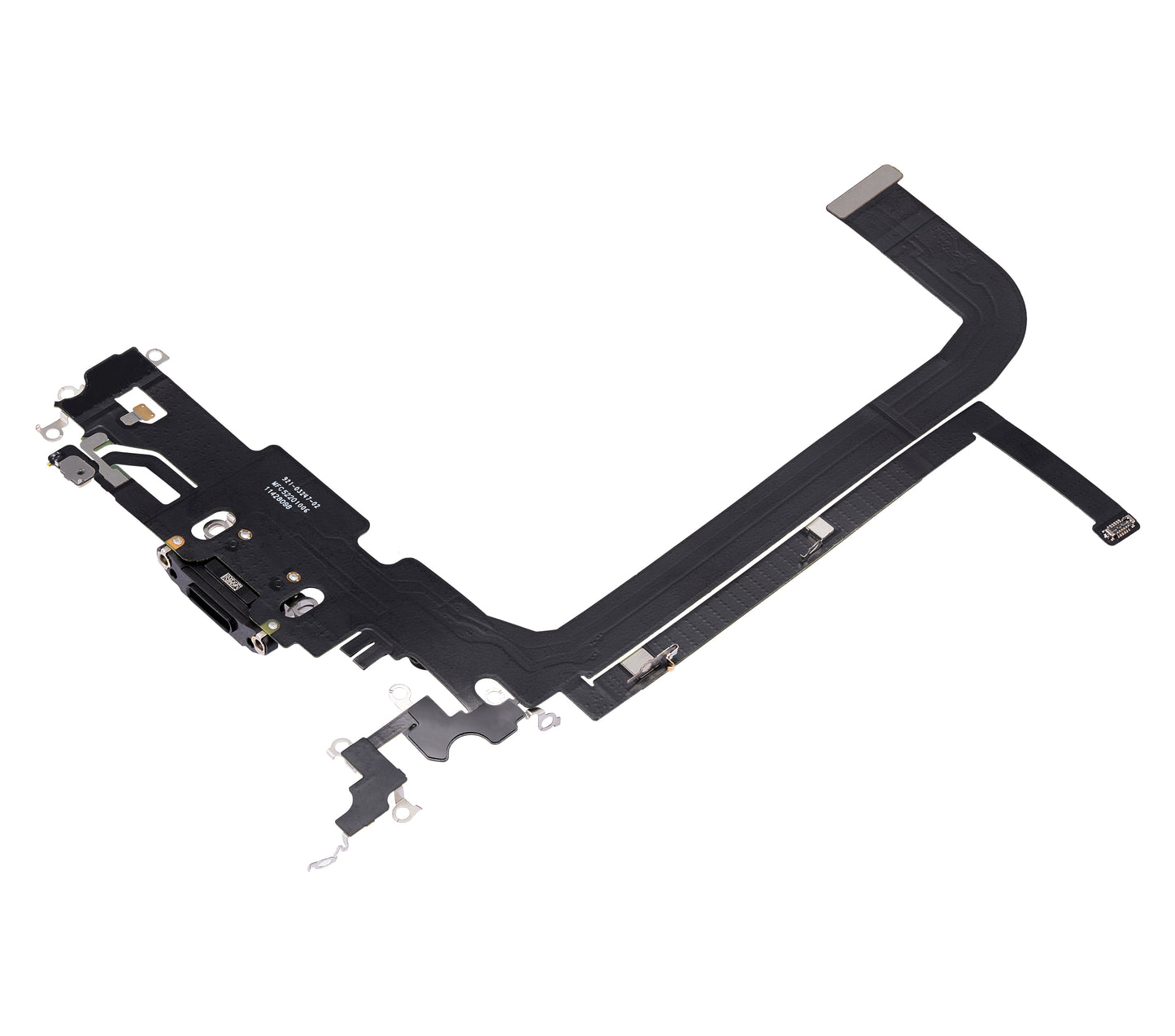 Charging Port Flex Cable For iPhone 13 Pro Max (Used OEM Pull) (Graphite)