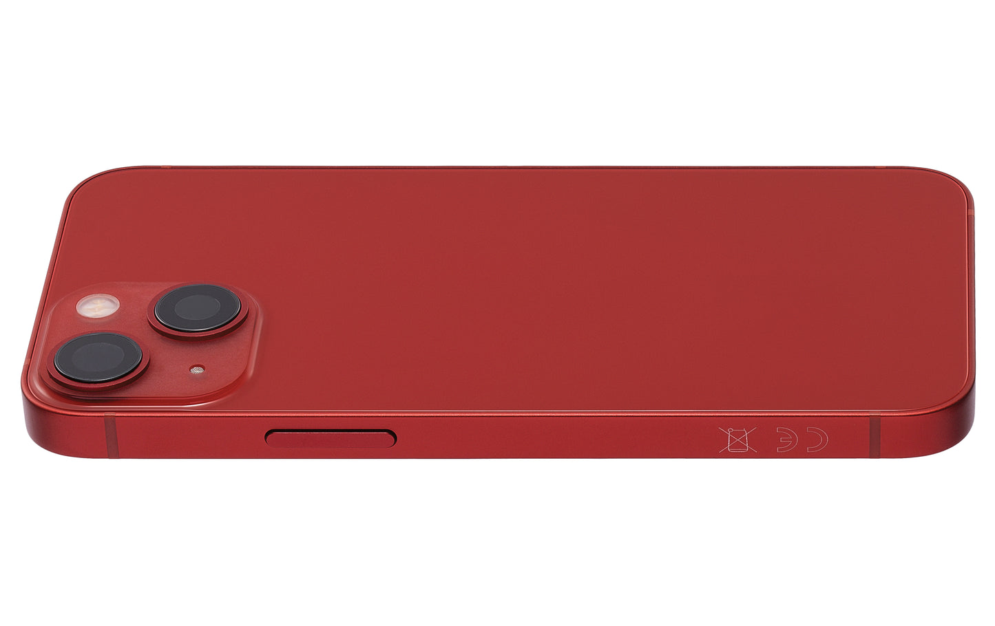 Back Housing W/ Small Parts For iPhone 13 Mini (EU / Global Version) (Aftermarket Plus) (Red)