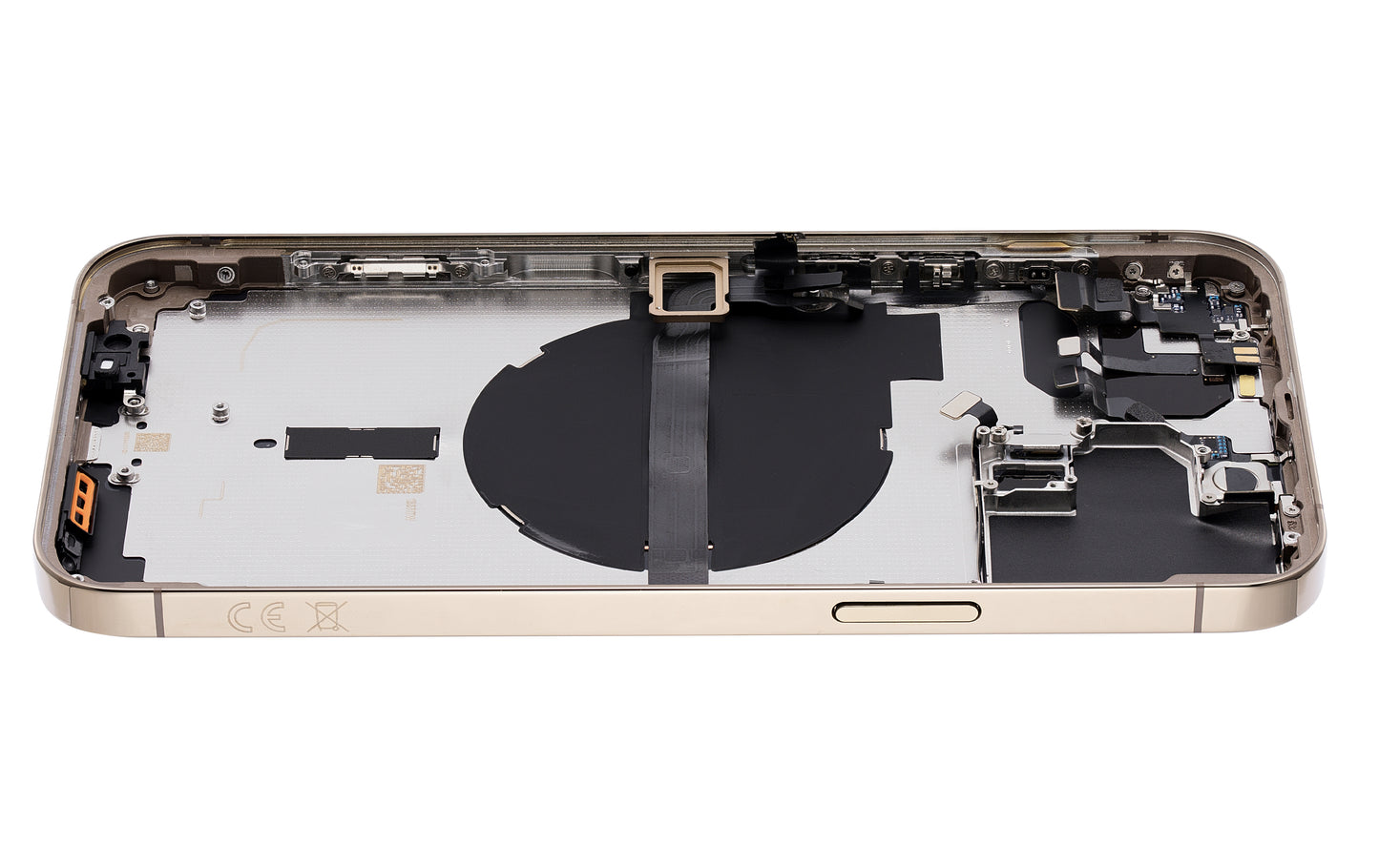 Back Housing W/ Small Parts For iPhone 13 Pro Max (EU / Global Version) (Aftermarket Plus) (Gold)