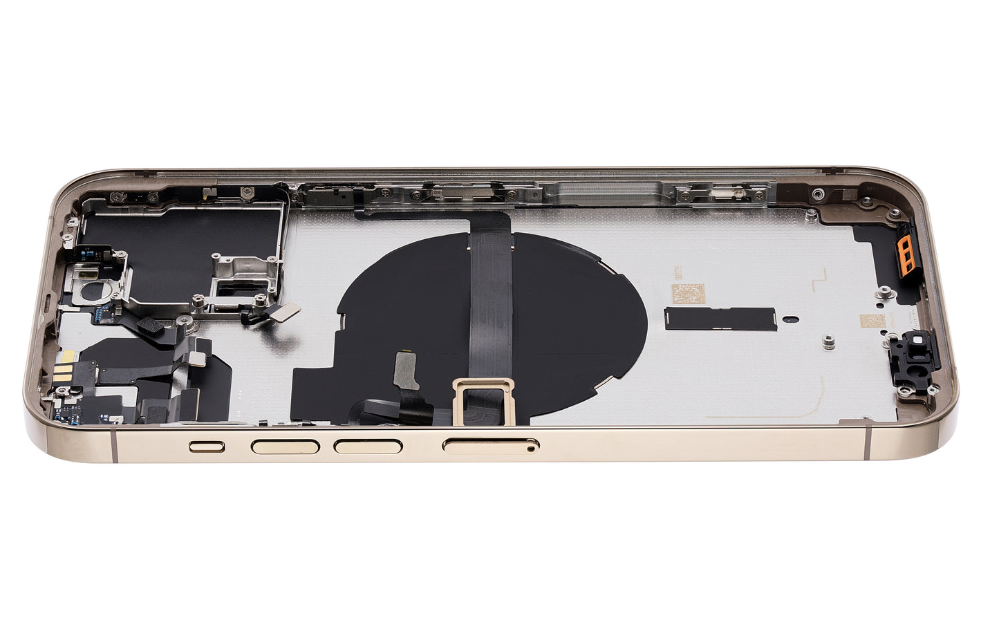 Back Housing W/ Small Parts For iPhone 13 Pro Max (EU / Global Version) (Aftermarket Plus) (Gold)