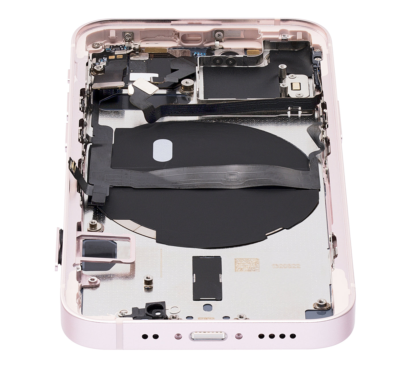 Back Housing W/ Small Parts For iPhone 13 Mini (EU / Global Version) (Aftermarket Plus) (Pink)