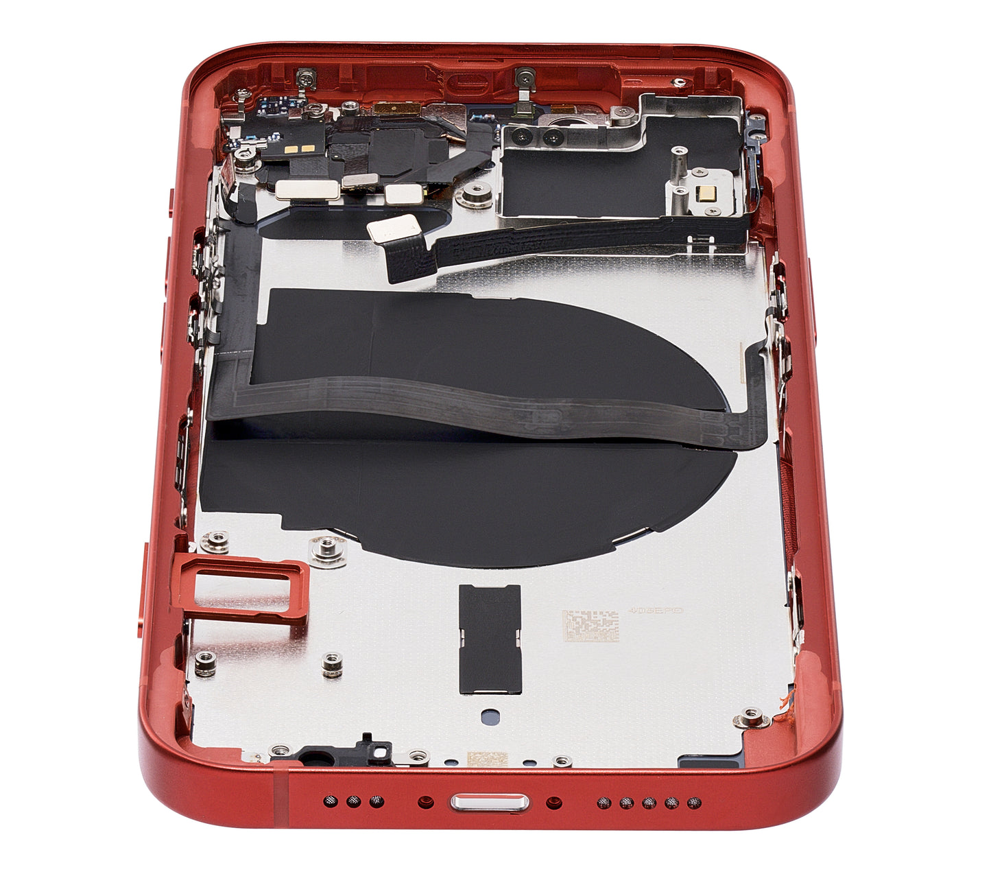 Back Housing W/ Small Parts For iPhone 13 (EU / Global Version) (Aftermarket Plus) (Red)