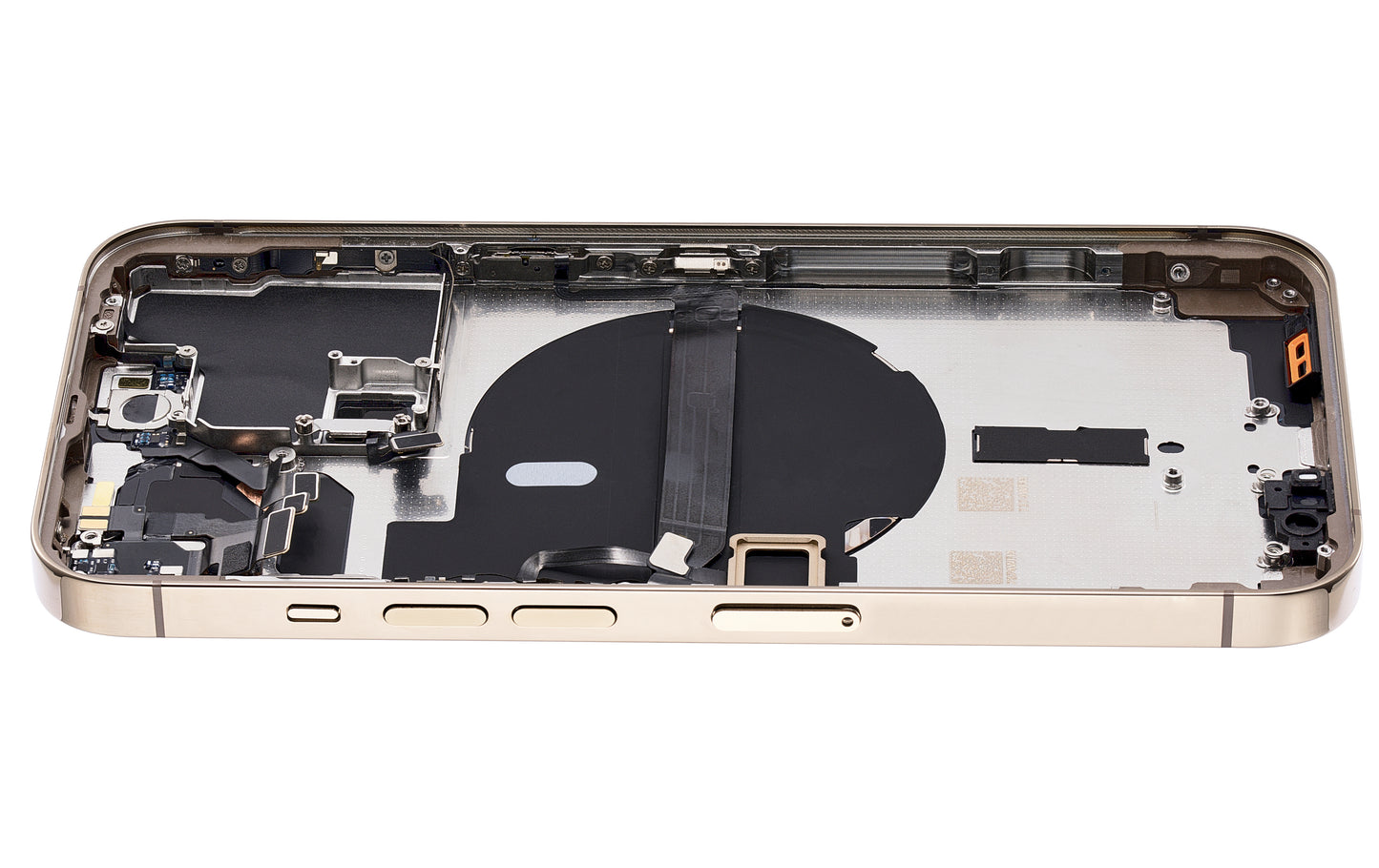 Back Housing W/ Small Parts For iPhone 13 Pro (EU / Global Version) (Aftermarket Plus) (Gold)