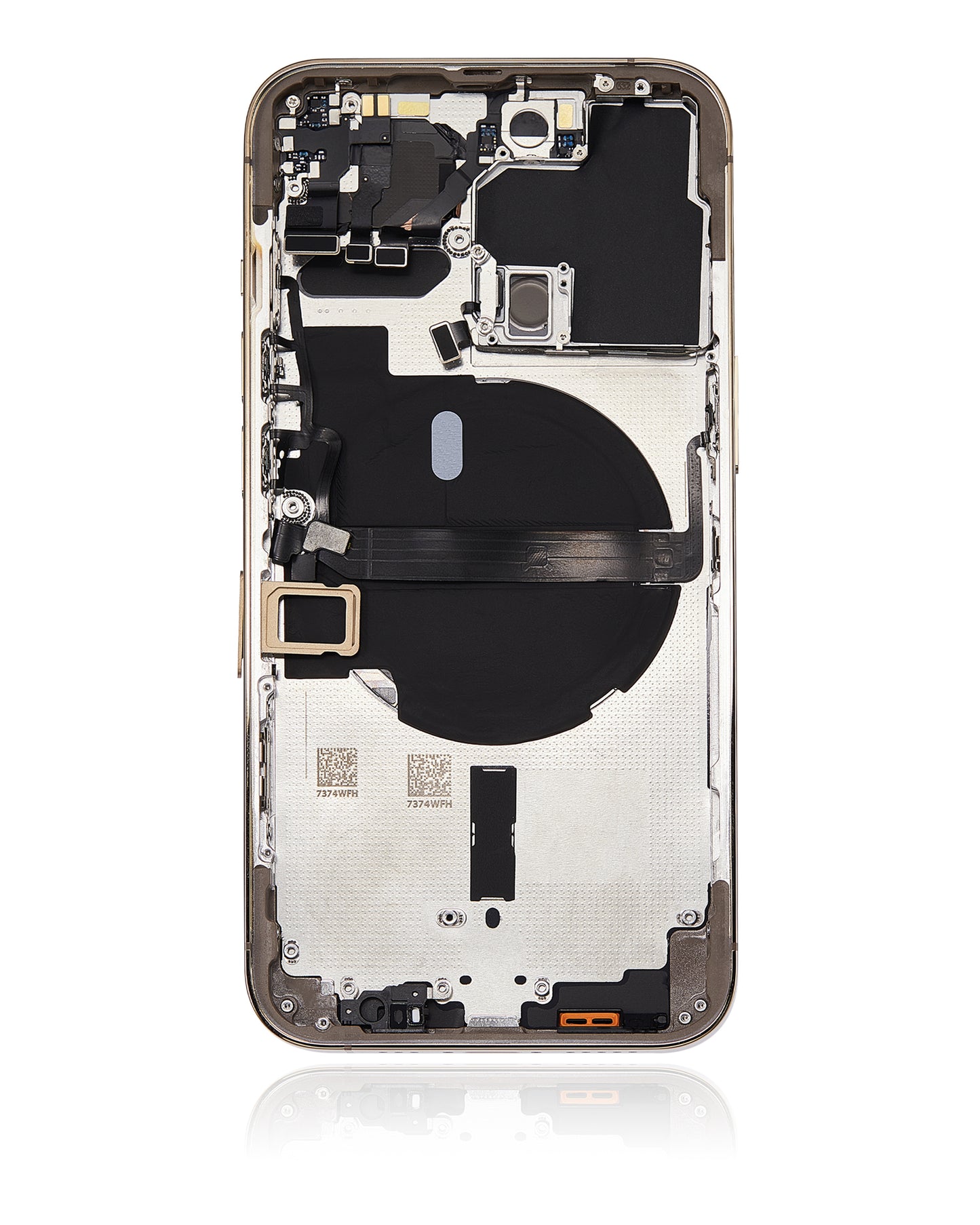 Back Housing W/ Small Parts For iPhone 13 Pro (EU / Global Version) (Aftermarket Plus) (Gold)