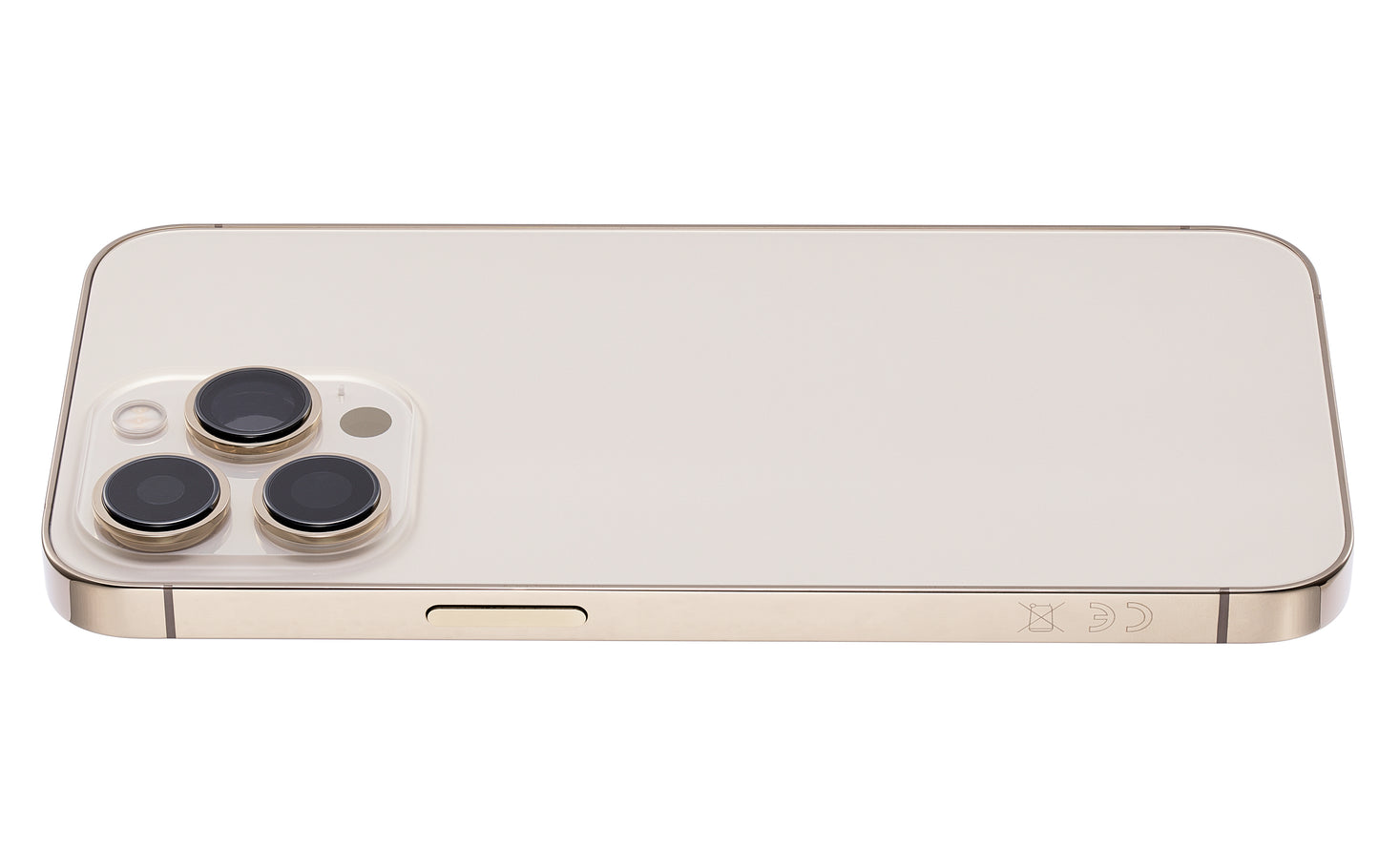 Back Housing W/ Small Parts For iPhone 13 Pro (EU / Global Version) (Aftermarket Plus) (Gold)