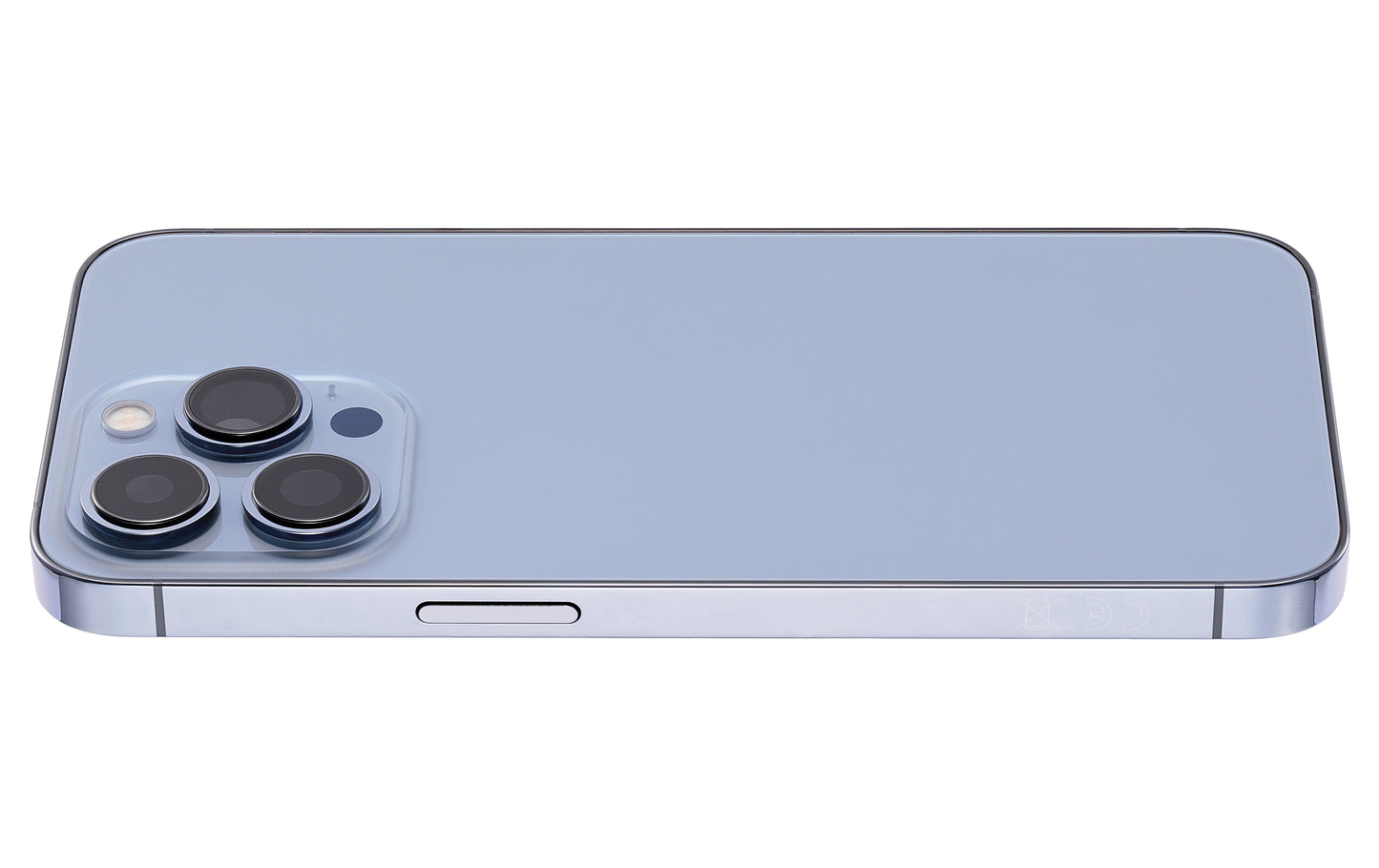 Back Housing W/ Small Parts For iPhone 13 Pro (EU / Global Version) (Aftermarket Plus) (Sierra Blue)