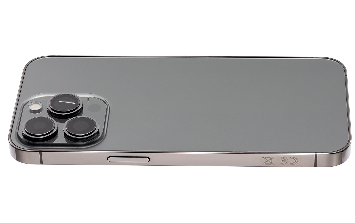 Back Housing W/ Small Parts For iPhone 13 Pro (EU / Global Version) (Aftermarket Plus) (Graphite)