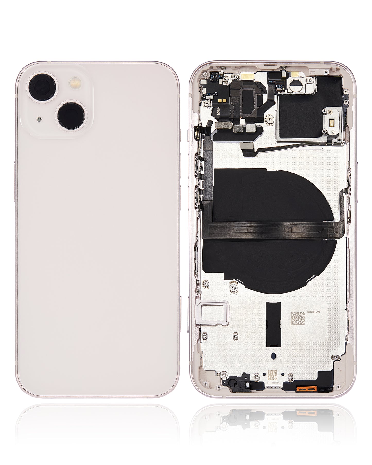Back Housing W/ Small Parts For iPhone 13 (EU / Global Version) (Aftermarket Plus) (Pink)
