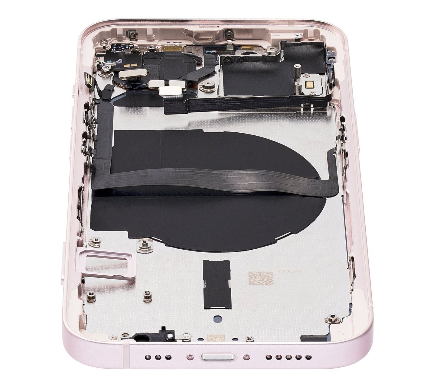 Back Housing W/ Small Parts For iPhone 13 (EU / Global Version) (Aftermarket Plus) (Pink)