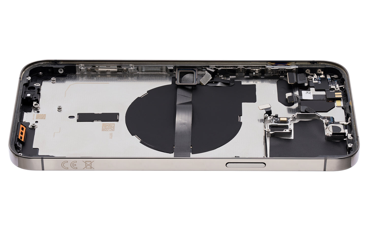 Back Housing W/ Small Parts For iPhone 13 Pro Max (EU / Global Version) (Aftermarket Plus) (Graphite)