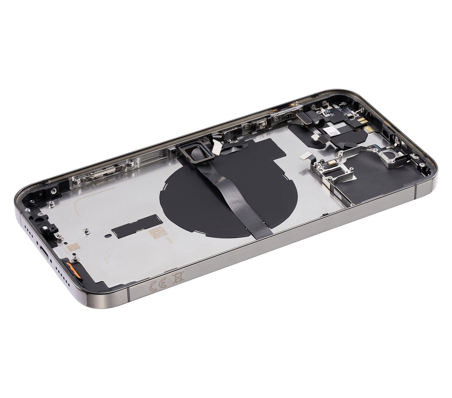 Back Housing W/ Small Parts For iPhone 13 Pro Max (EU / Global Version) (Aftermarket Plus) (Graphite)