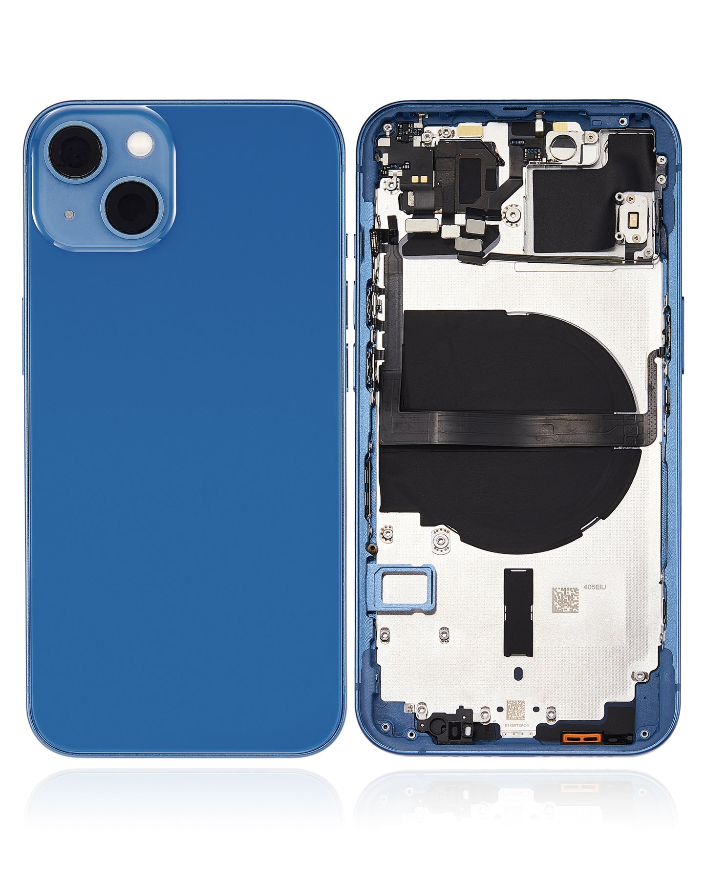 Back Housing W/ Small Parts For iPhone 13 (EU / Global Version) (Aftermarket Plus) (Blue)