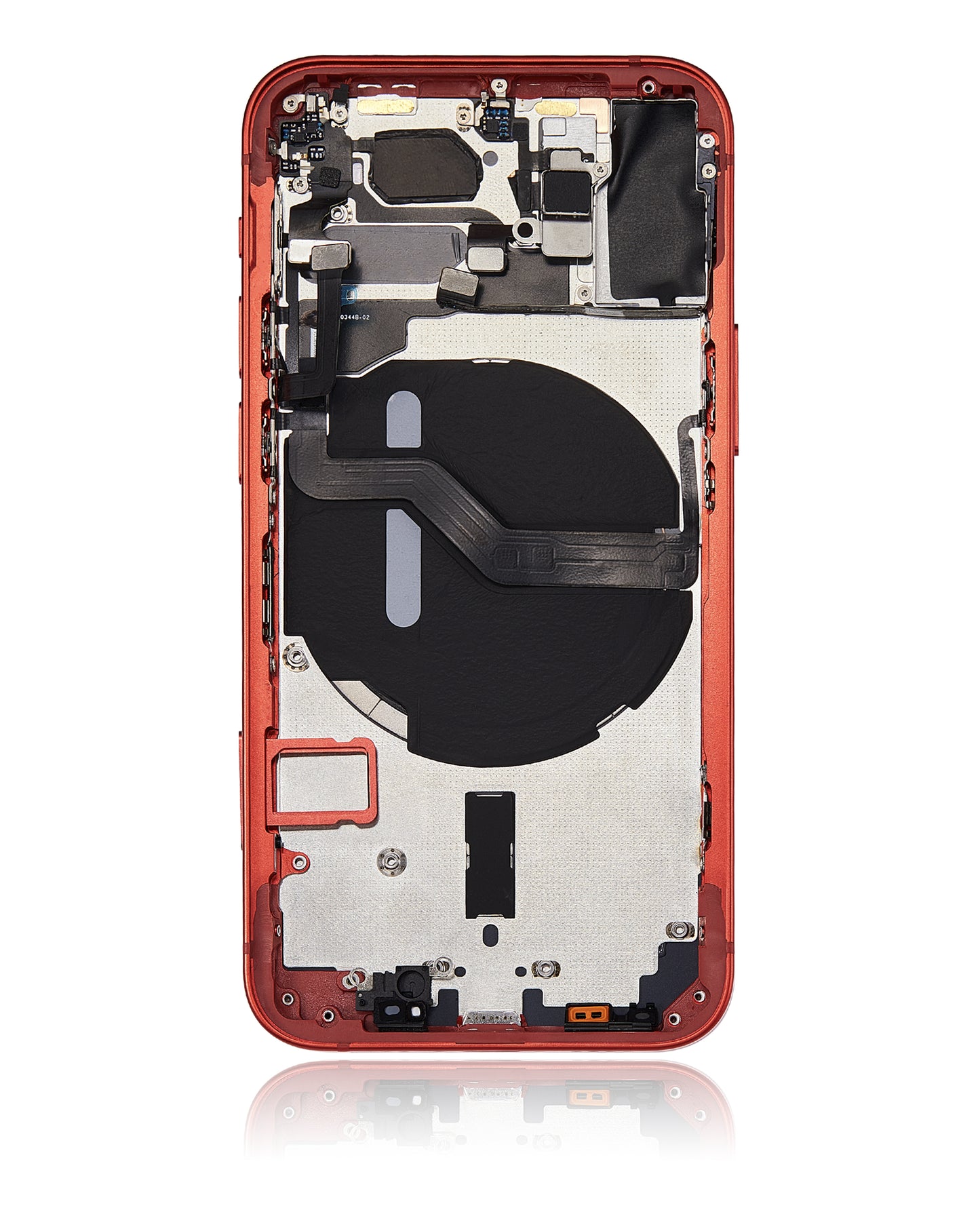 Back Housing W/ Small Parts For iPhone 12 Mini (EU / Global Version) (Aftermarket Plus) (Red)