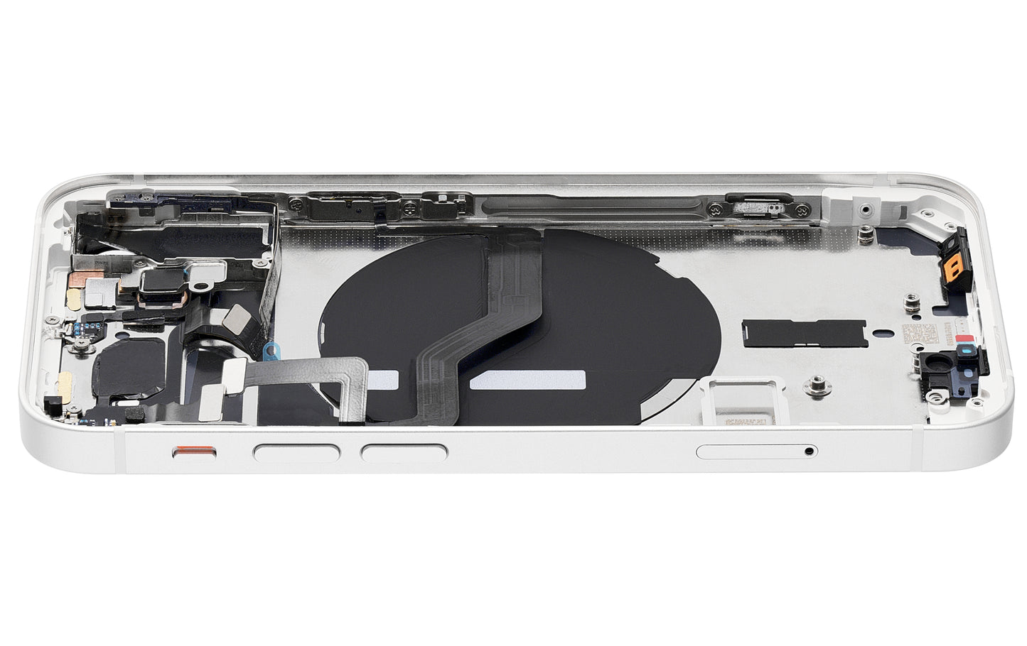 Back Housing W/ Small Parts For iPhone 12 Mini (EU / Global Version) (Aftermarket Plus) (White)