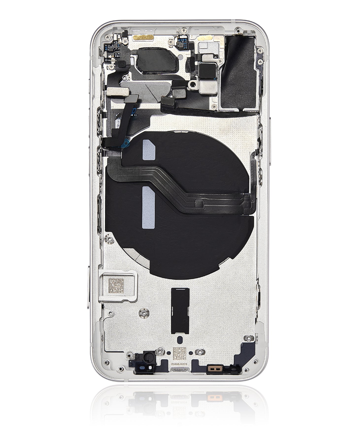 Back Housing W/ Small Parts For iPhone 12 Mini (EU / Global Version) (Aftermarket Plus) (White)