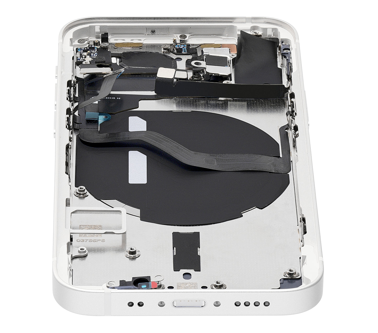 Back Housing W/ Small Parts For iPhone 12 Mini (EU / Global Version) (Aftermarket Plus) (White)