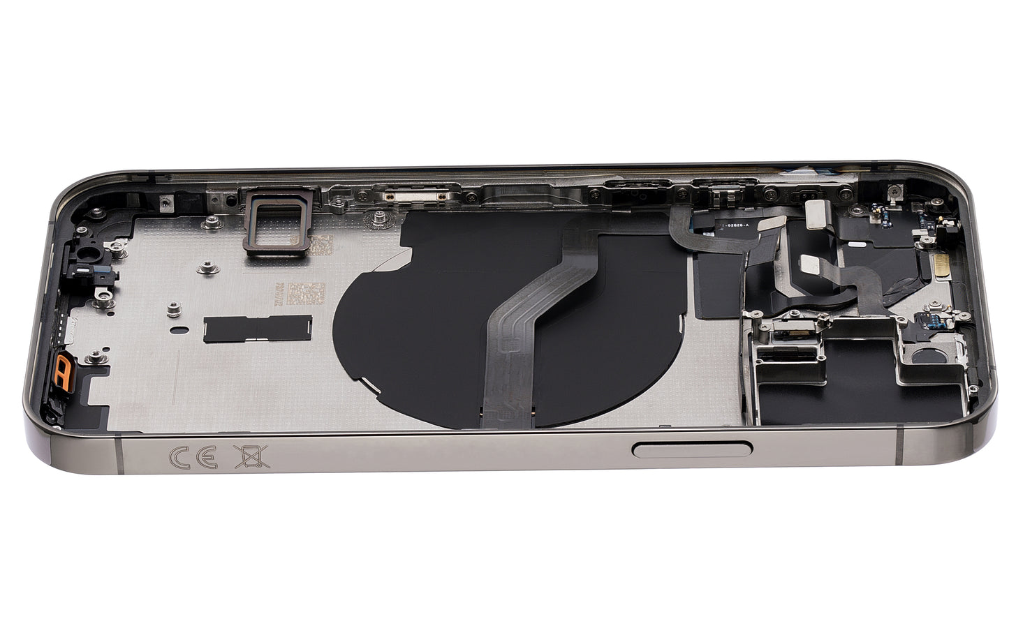 Back Housing W/ Small Parts For iPhone 12 Pro (EU / Global Version) (Aftermarket Plus) (Graphite)