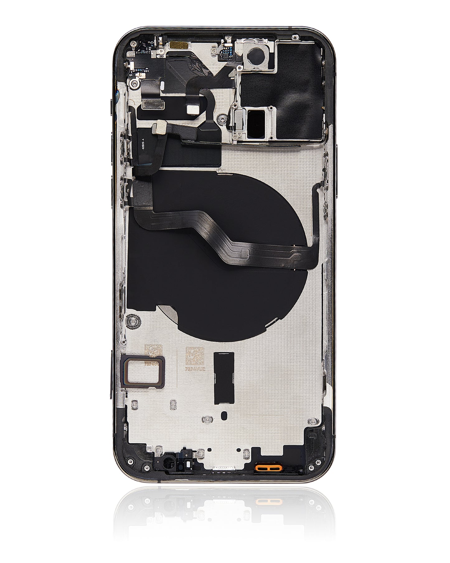 Back Housing W/ Small Parts For iPhone 12 Pro (EU / Global Version) (Aftermarket Plus) (Graphite)