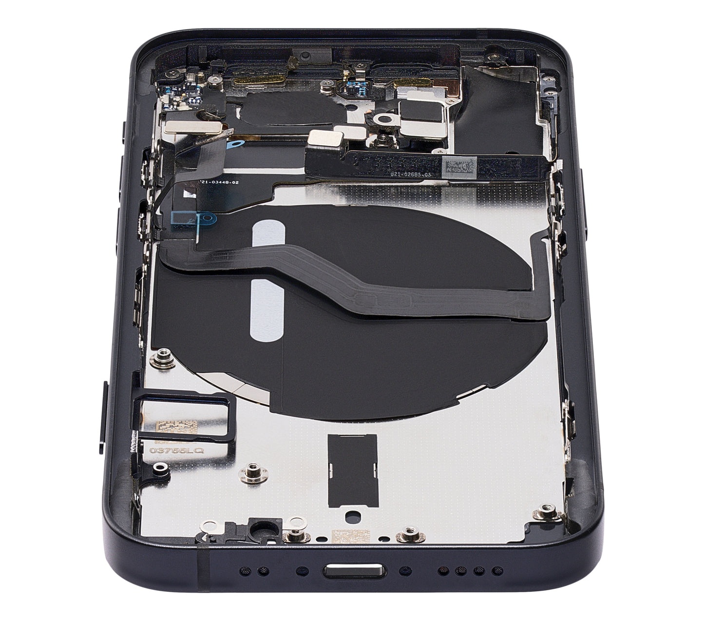 Back Housing W/ Small Parts For iPhone 12 Mini (EU / Global Version) (Aftermarket Plus) (Black)