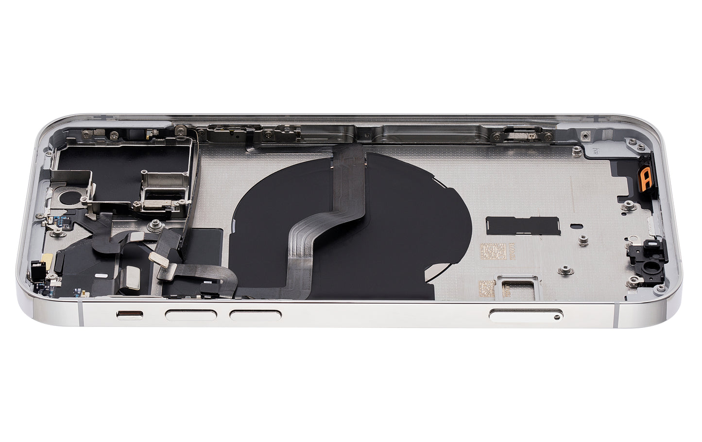 Back Housing W/ Small Parts For iPhone 12 Pro (EU / Global Version) (Aftermarket Plus) (Silver)