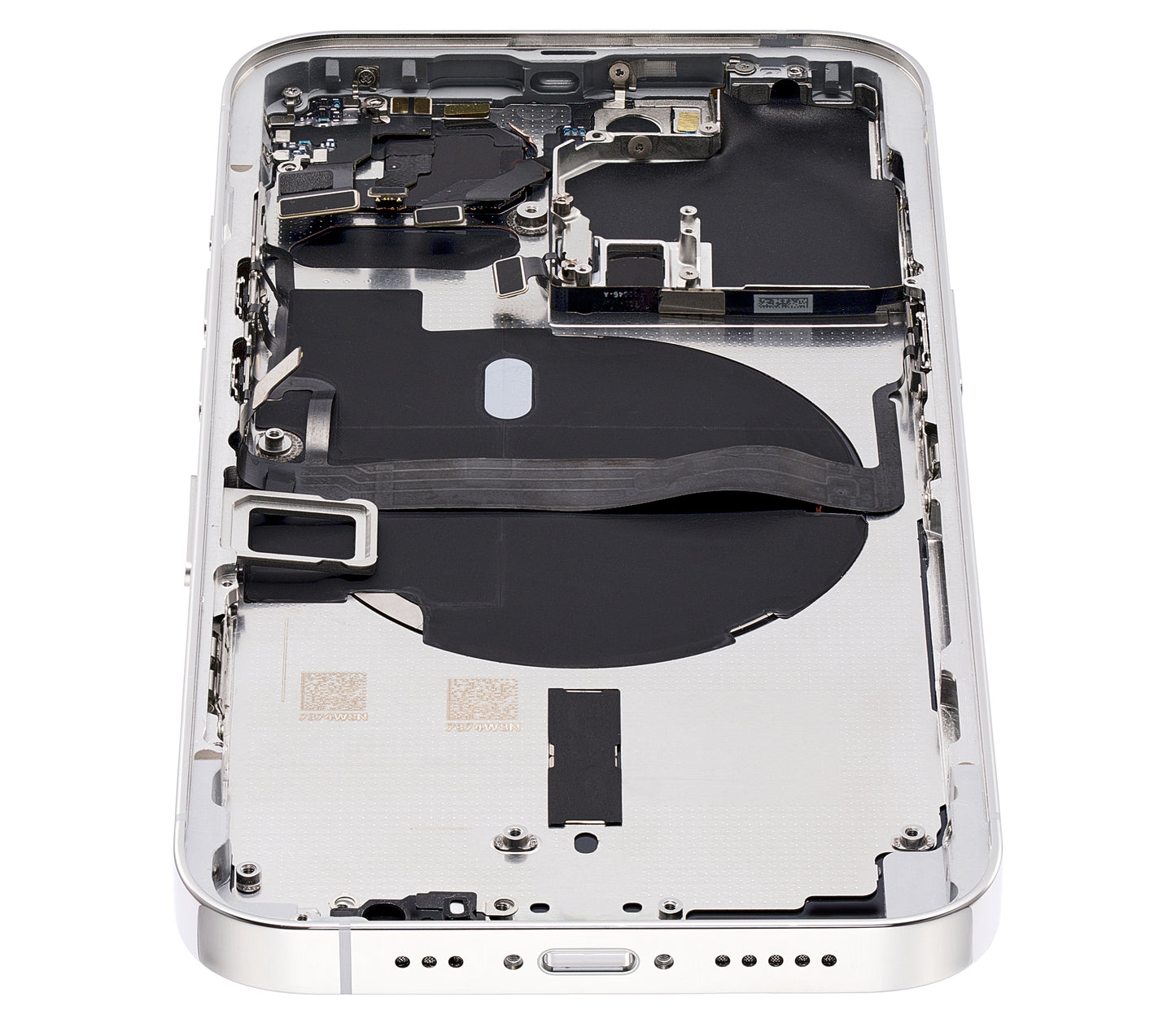 Back Housing W/ Small Parts For iPhone 13 Pro (EU / Global Version) (Aftermarket Plus) (Silver)