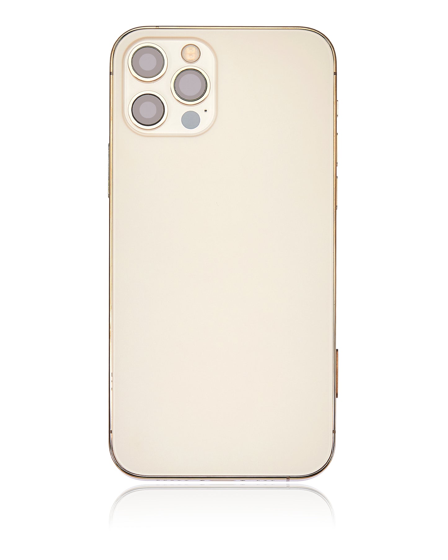 Back Housing W/ Small Parts For iPhone 12 Pro (EU / Global Version) (Aftermarket Plus) (Gold)