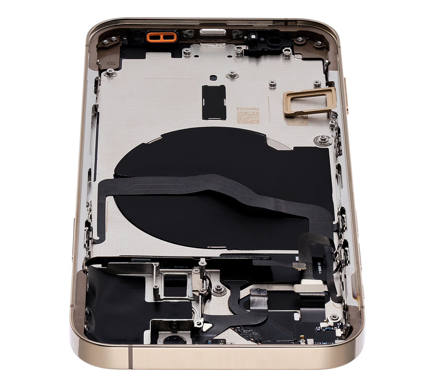 Back Housing W/ Small Parts For iPhone 12 Pro (EU / Global Version) (Aftermarket Plus) (Gold)