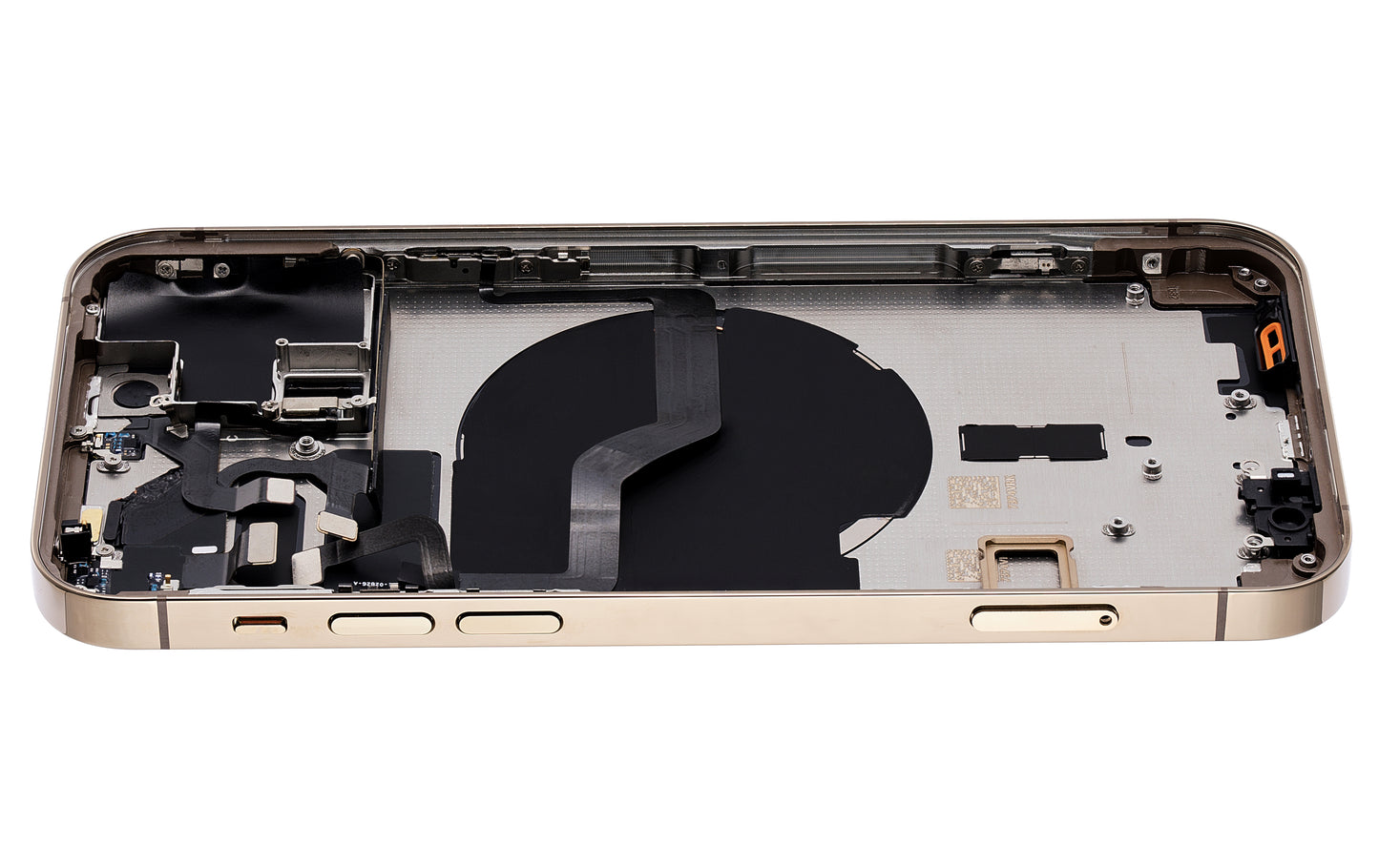 Back Housing W/ Small Parts For iPhone 12 Pro (EU / Global Version) (Aftermarket Plus) (Gold)