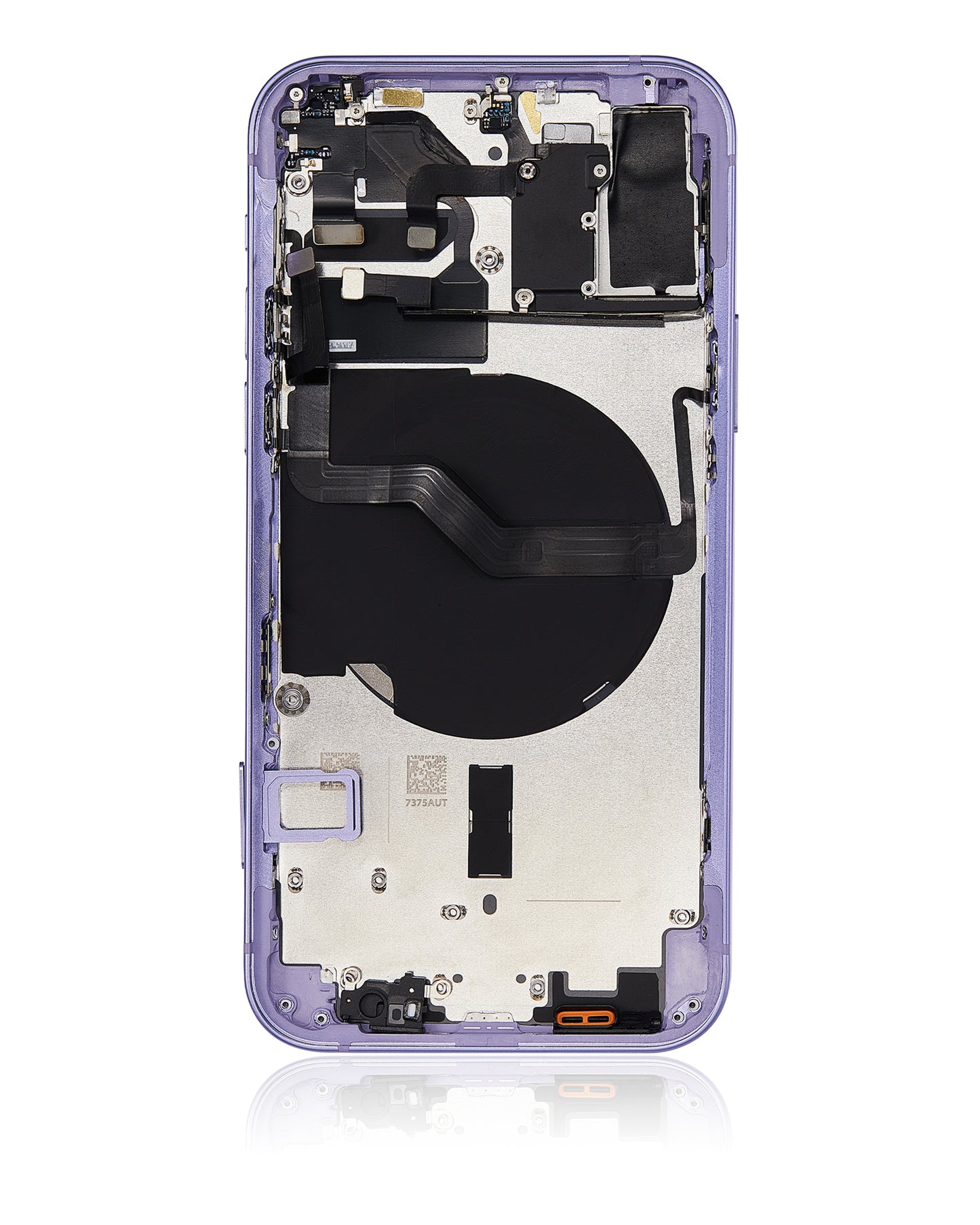 Back Housing W/ Small Parts For iPhone 12 (EU / Global Version) (Aftermarket Plus) (Purple)
