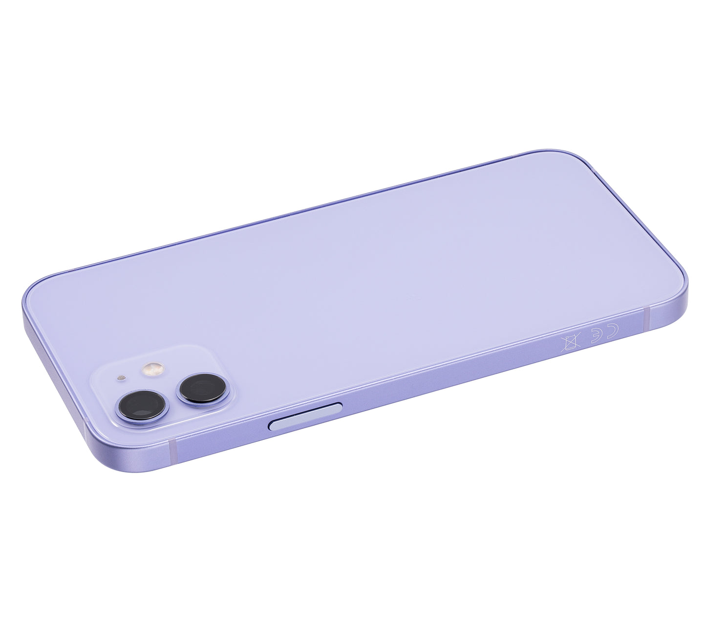 Back Housing W/ Small Parts For iPhone 12 (EU / Global Version) (Aftermarket Plus) (Purple)