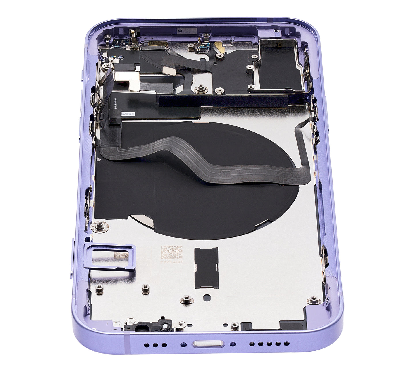 Back Housing W/ Small Parts For iPhone 12 (EU / Global Version) (Aftermarket Plus) (Purple)