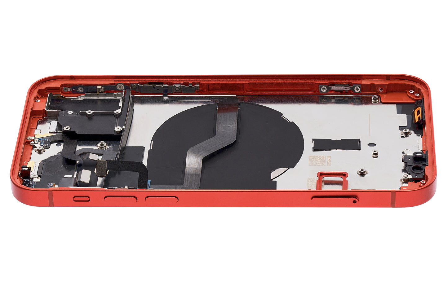 Back Housing W/ Small Parts For iPhone 12 (EU / Global Version) (Aftermarket Plus) (Red)