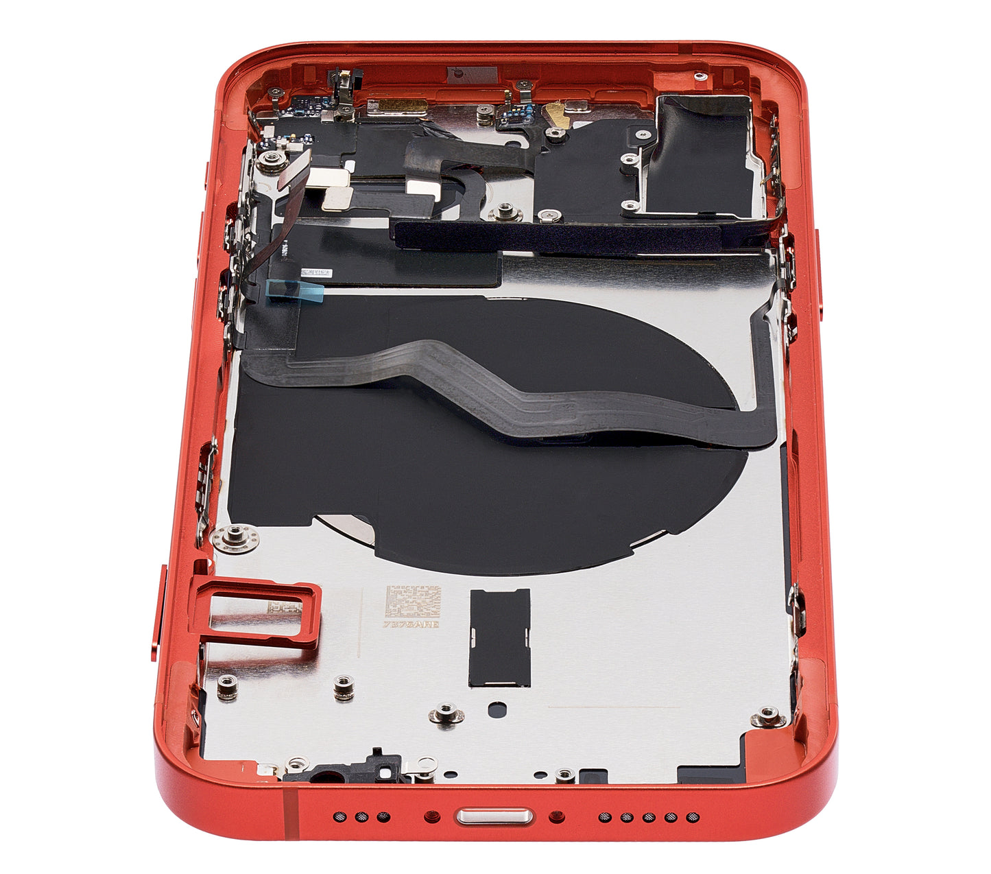Back Housing W/ Small Parts For iPhone 12 (EU / Global Version) (Aftermarket Plus) (Red)