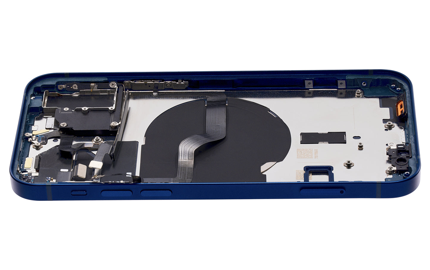 Back Housing W/ Small Parts For iPhone 12 (EU / Global Version) (Aftermarket Plus) (Blue)