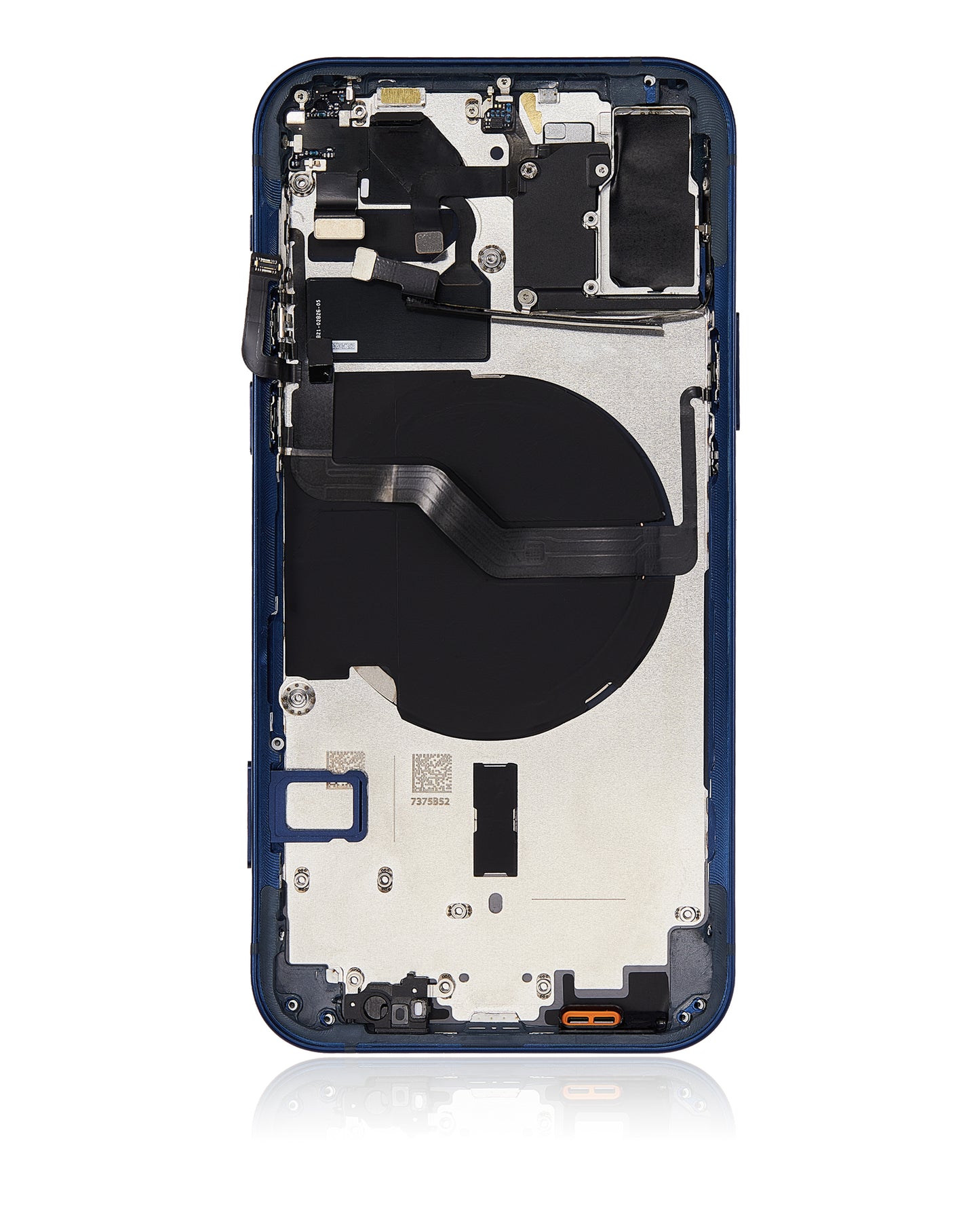 Back Housing W/ Small Parts For iPhone 12 (EU / Global Version) (Aftermarket Plus) (Blue)