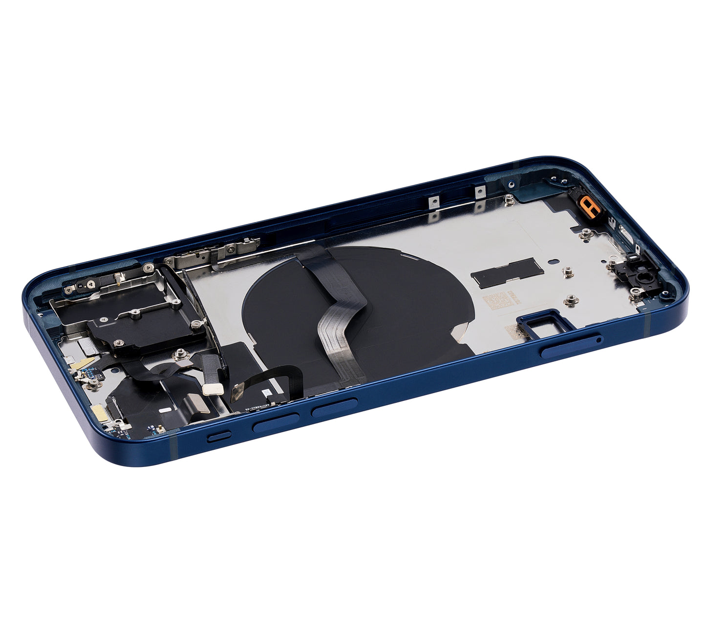 Back Housing W/ Small Parts For iPhone 12 (EU / Global Version) (Aftermarket Plus) (Blue)