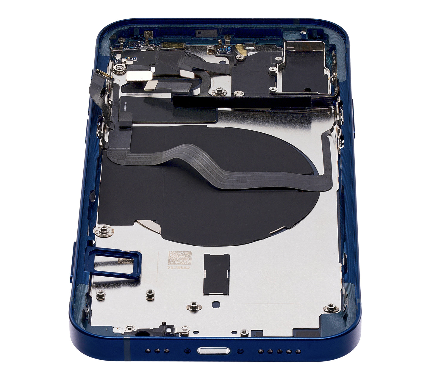 Back Housing W/ Small Parts For iPhone 12 (EU / Global Version) (Aftermarket Plus) (Blue)