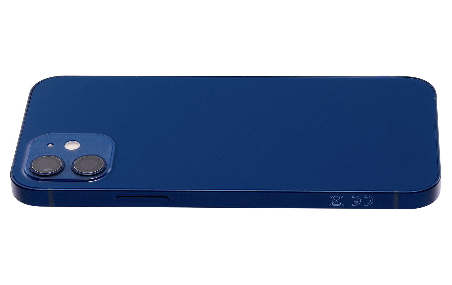 Back Housing W/ Small Parts For iPhone 12 (EU / Global Version) (Aftermarket Plus) (Blue)