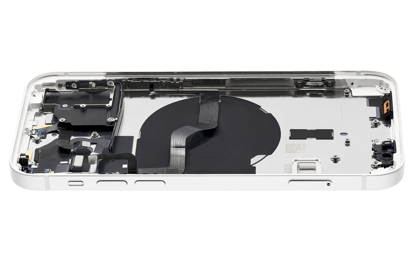 Back Housing W/ Small Parts For iPhone 12 (EU / Global Version) (Aftermarket Plus) (White)