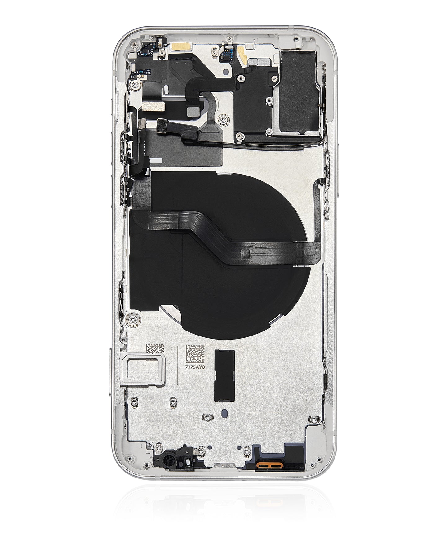 Back Housing W/ Small Parts For iPhone 12 (EU / Global Version) (Aftermarket Plus) (White)